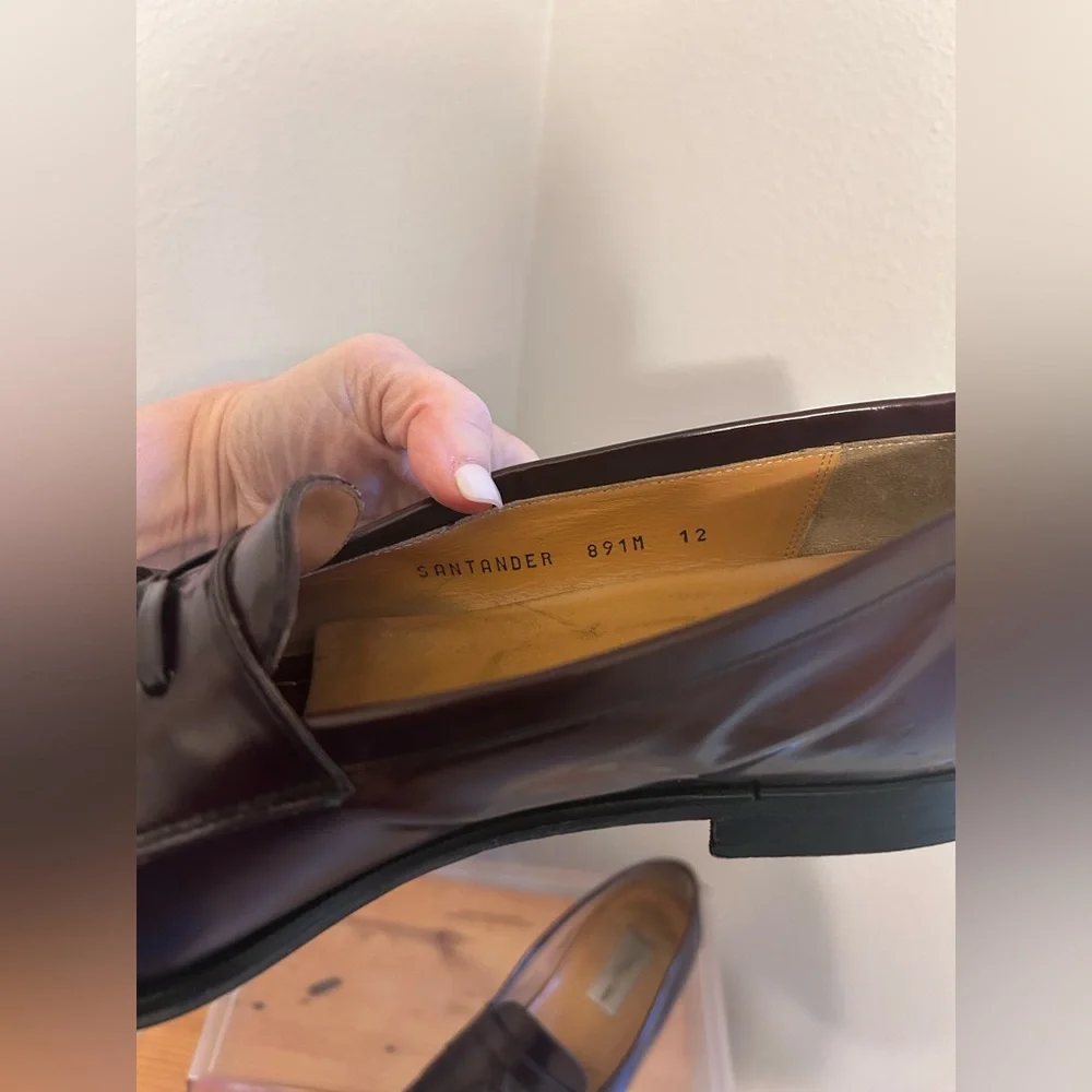 Mezlan polished leather
